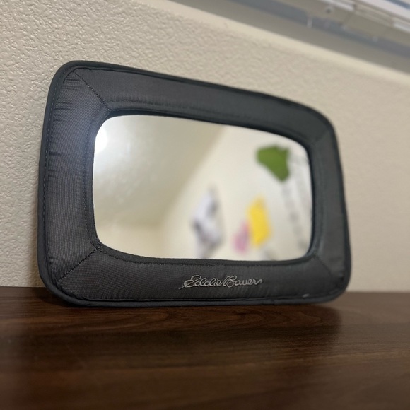 Eddie Bauer Black Travel Mirror - Picture 1 of 3